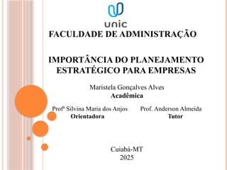 A Importância do Planejamento Estratégico para o Sucesso Empresarial ...