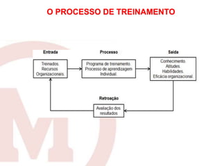 O PROCESSO DE TREINAMENTO
 