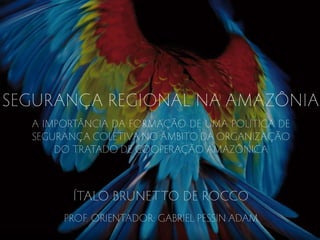 Apresentação TCC - Ítalo Brunetto De Rocco
