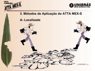 3. Métodos de Aplicação do ATTA MEX-S A- Localizada 