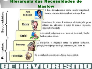 Hierarquia das Necessidades de Maslow 