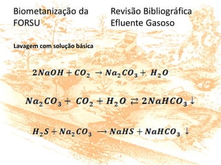 Lavagem com solução básica
 