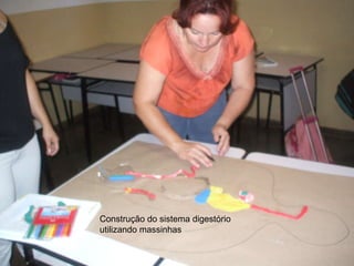 Construção do sistema digestório utilizando massinhas  