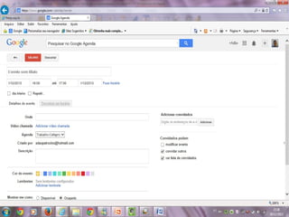 Tutorial Google Agenda