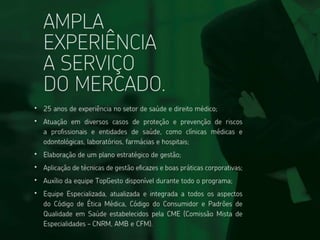 Apresentação TOPGESTO - Gestão Segura em Saúde