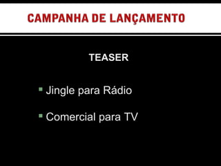 TEASER Jingle para Rádio Comercial para TV 