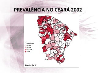 PREVALÊNCIA NO CEARÁ 2002
Fonte: MS
14,55
 