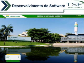 Desenvolvimento de Software
            Cases
                                                                               ENERGIA E AUTOMAÇÃO




Descrição Geral

Fornecimento de desenvolvimento de software de CLP, sistema supervisório e IHM para implantação do
sistema de automação e supervisão para o novo Centro de Pesquisas da Petrobras – Ampliação do
CENPES, situado na Ilha do Fundão - Rio de Janeiro.

Descrição dos Serviços

Destacamento de equipe de desenvolvimento de mais de 15
profissionais

 Elaboração de Software de CLP
 Desenvolvimento de telas, bancos de dados e configuração
de Sistemas de Supervisão, segundo padrões PETROBRAS
 Desenvolvimento de telas e configuração de IHM
 Aplicação de Roteiro de Testes
 Geração de Listas de Alarmes para todos os Laboratórios
 Comissionamento de Campo e Start-Up
 