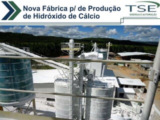 Nova Fábrica p/ de Produção
            de Hidróxido de Cálcio                                             ENERGIA E AUTOMAÇÃO



                         Setor
                         Mineração
                         Grupo Pirineus. Araguaia Mineração – Planaltina/GO



Descrição Geral

Montagem elétrica da nova planta de produção de Hidróxido de cálcio na cidade de Planaltina, Goiás.
Produção estimada em 200 toneladas de Hidróxido de cálcio por dia. Este é apenas o terceiro projeto do
gênero no país.

Descrição dos Serviços

Montagem da Subestação de 1750KVA
Montagem dos Painéis de Distribuição (QGBT e CCM’s) e Automação
Montagem de SPDA
Montagem de Iluminação
Montagem elétrica e ligação de equipamentos e instrumentos
 