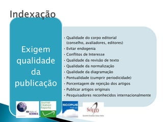 ISI Web ofScience, SciELO, SCOPUS, Abstracts Journal, Biosis (U.K.), AGRIS (InternationalInformation System for theAgriculturalSciences and Technology), AGROBASE (Base de Dados Bibliográfica de Literatura Agrícola Brasileira), Biological Abstracts, CAB Abstracts, Chemical Abstracts, Elsevier BIOBASE (CABS - CurrentAwareness in BiologicalSciences), EBSCO (Fonte Acadêmica), EBSCO (TOC Premier), Periodica, Tropag (Royal Tropical Institute), Ulrich’sInternationalPeriodicalsDirectory, AcademicOne File-Gale Cengage Learning, Informe Acadêmico-Gale Cengage Learning, EBSCO-AcademicSearch Premier, DOAJ, Latindex, BASE Bielefeld and OAISTERIndexação hoje