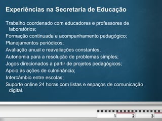 http://www.c3sl.ufpr.br/le/ http://edubuntu.org/ Tipos de Distribuições Educacionais Page  