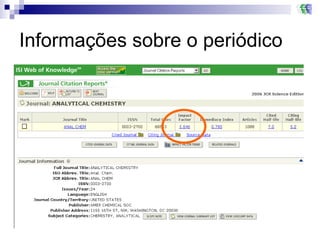 Informações sobre o periódico 