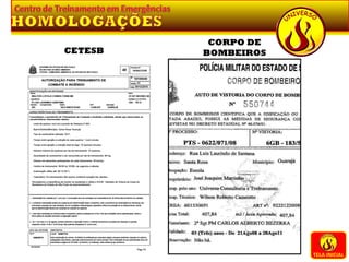 CETESB CORPO DE BOMBEIROS TELA INICIAL 