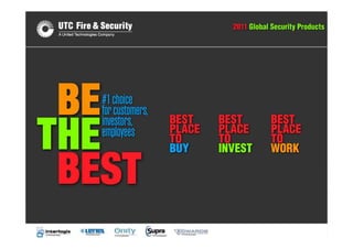 UTC Fire & Security
Global Security Products
Corporate Presentation




                           Sept 2010
 