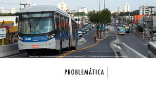 PROBLEMÁTICA
Fonte: https://www.diariodepernambuco.com.br/noticia/vidaurbana/2017/02/onibus-se-integrarao-ao-brt-na-caxanga.html
 