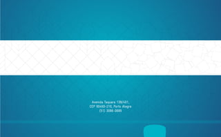 www.fabulosaideia.com.br
                                                      www.twitter.com/fabulosaideia
                                                     www.facebook.com/fabulosaideia

                                                       Avenida Taquara 138/401,
                                                      CEP 90460-210, Porto Alegre
                                                            (51) 3086-0689




              ASSESSORIA      PRODUÇÃO     MÍDIAS
A EMPRESA                                              CLIENTES      CONTATO
            EM COMUNICAÇÃO   DE CONTEÚDO   SOCIAIS
 