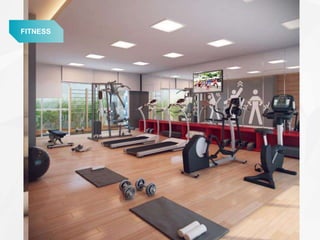 REPOUSO E SAUNA COM PISCINA INTEGRADASALÃO DE FESTASESPAÇO GOURMETFITNESS
 