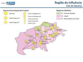 Região de influência
Vale do Jiquiriçá
 