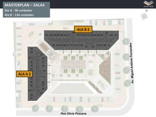 MASTERPLAN – SALAS
Ala A - 96 unidades
Ala B - 134 unidades

ALA B 2

ALA A 2

 