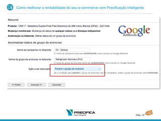 Como melhorar a rentabilidade do seu e-commerce com Precificação Inteligente
PÁG. 15
 