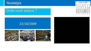 Nostalgia

Onde você estava ?


       22/10/2009
 