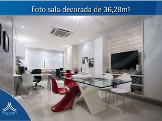 Foto sala decorada de 36,28m²
 