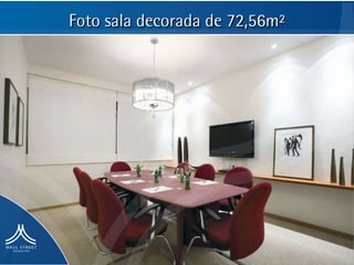 Foto sala decorada de 72,56m²
 