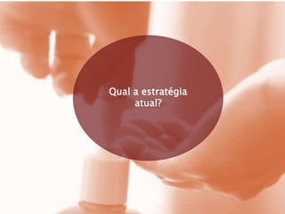 Qual a estratégia
atual?
 