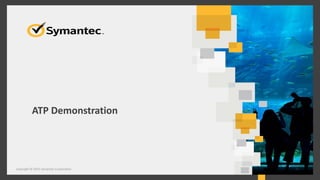 ATP Demonstration
Copyright © 2015 Symantec Corporation 34
 