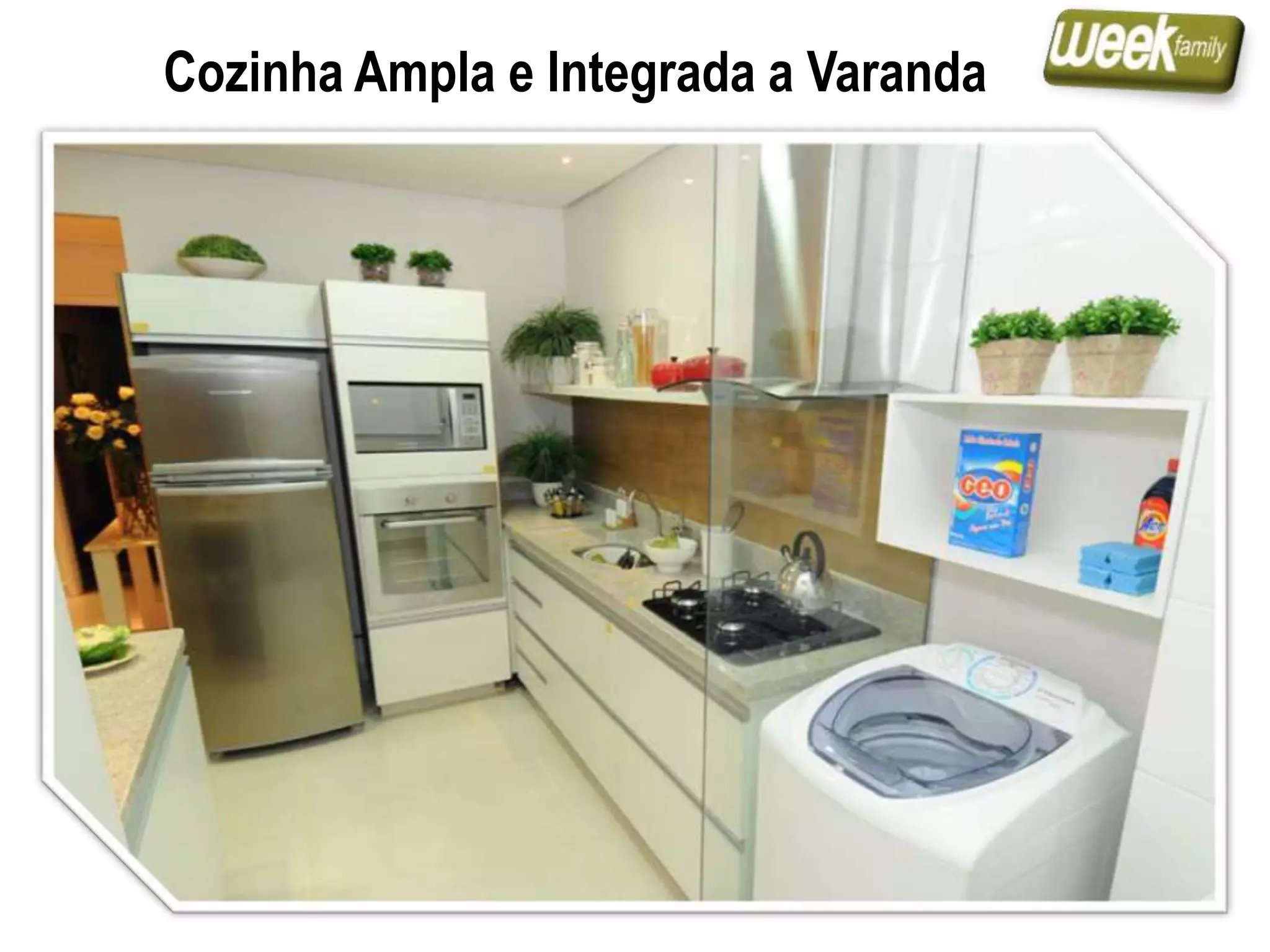 Cozinha Ampla e Integrada a Varanda