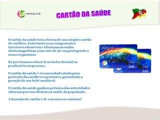 CARTÃO DA SAÚDE 