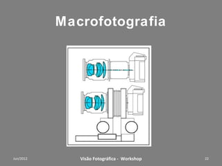 Foco




Workshop – Fotografia Digital Criativa   22
 