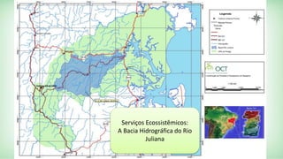 Serviços Ecossistêmicos: 
A Bacia Hidrográfica do Rio 
Juliana 
 