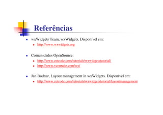 Apresentação wxWidgets | PDF