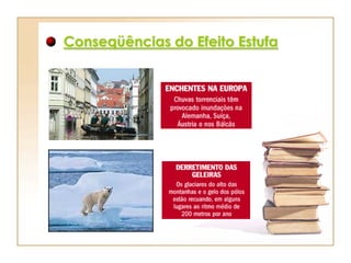 Conseqüências do Efeito Estufa
 