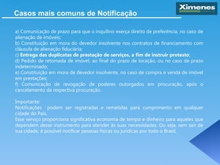 Modelo de Notificação




                Tex
                  MODELO DE NOTIFICAÇÃO
Texto
customizável
pelo Cliente




...