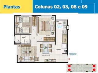 Plantas   Colunas 02, 03, 08 e 09
 