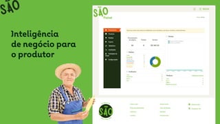 Inteligência
de negócio para
o produtor
 