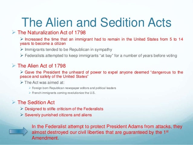 essay alien sedition acts Free essays on alien sedition act use our research documents to help you learn 1 - 25. essay alien sedition acts Free essays on alien sedition act use our research documents to help you learn 1 - 25.