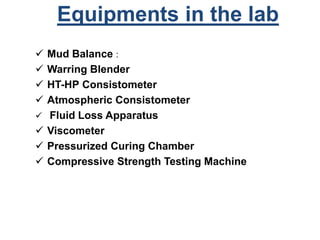 Cement Slurry Design for Oil and Gas Well Cementation | PPTX