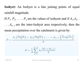Isohyet Example A presentation engineering hydrology | PPTX