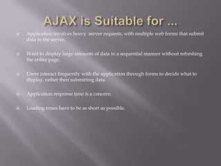 My Presentation On Ajax | PPTX
