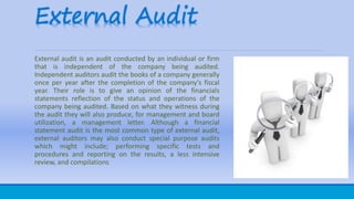 A presentation on bank audit | PPTX
