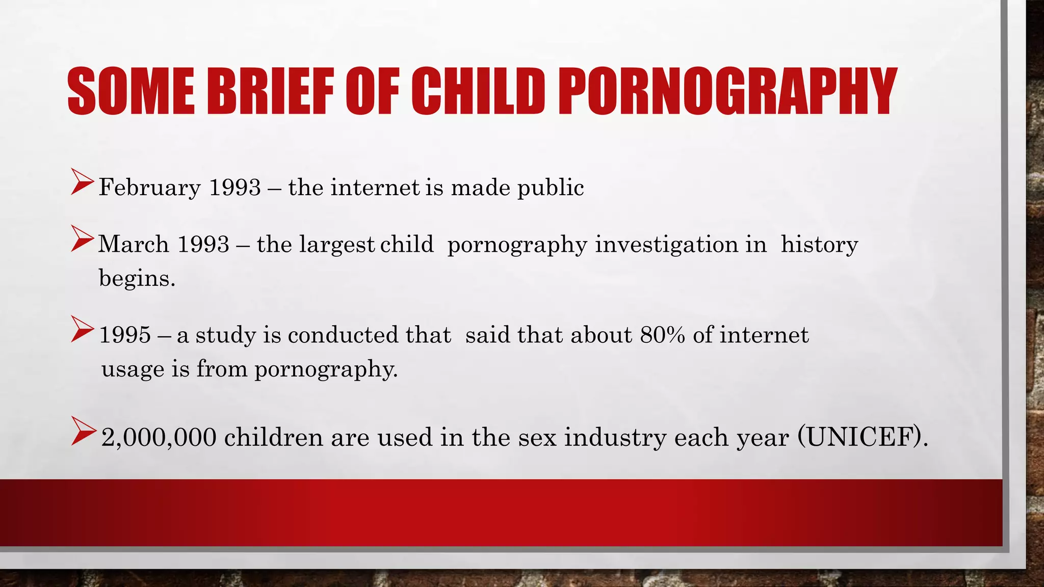 A Presentation On Child Pornography PPTX a-presentation-on-child-pornography-pptx