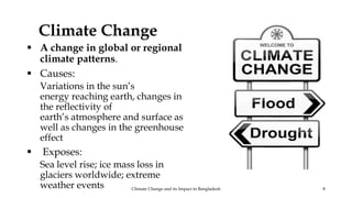 A presentation on climate change and its impact | PPTX