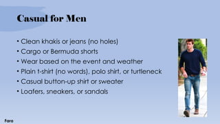 A Presentation on Clothing Etiquette and Official Dress Code .pptx