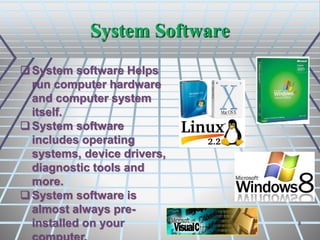 A presentation on computer software | PPT