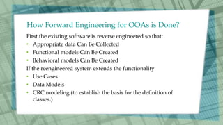 A presentation on forward engineering | PPTX