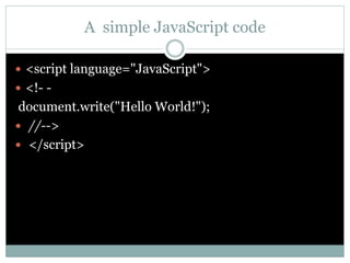 A presentation on front end development | PPTX