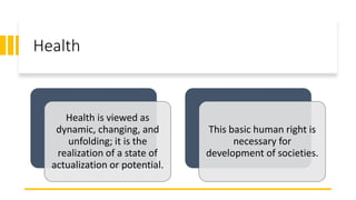 Health Realization A Presentation on health promotion.pptx